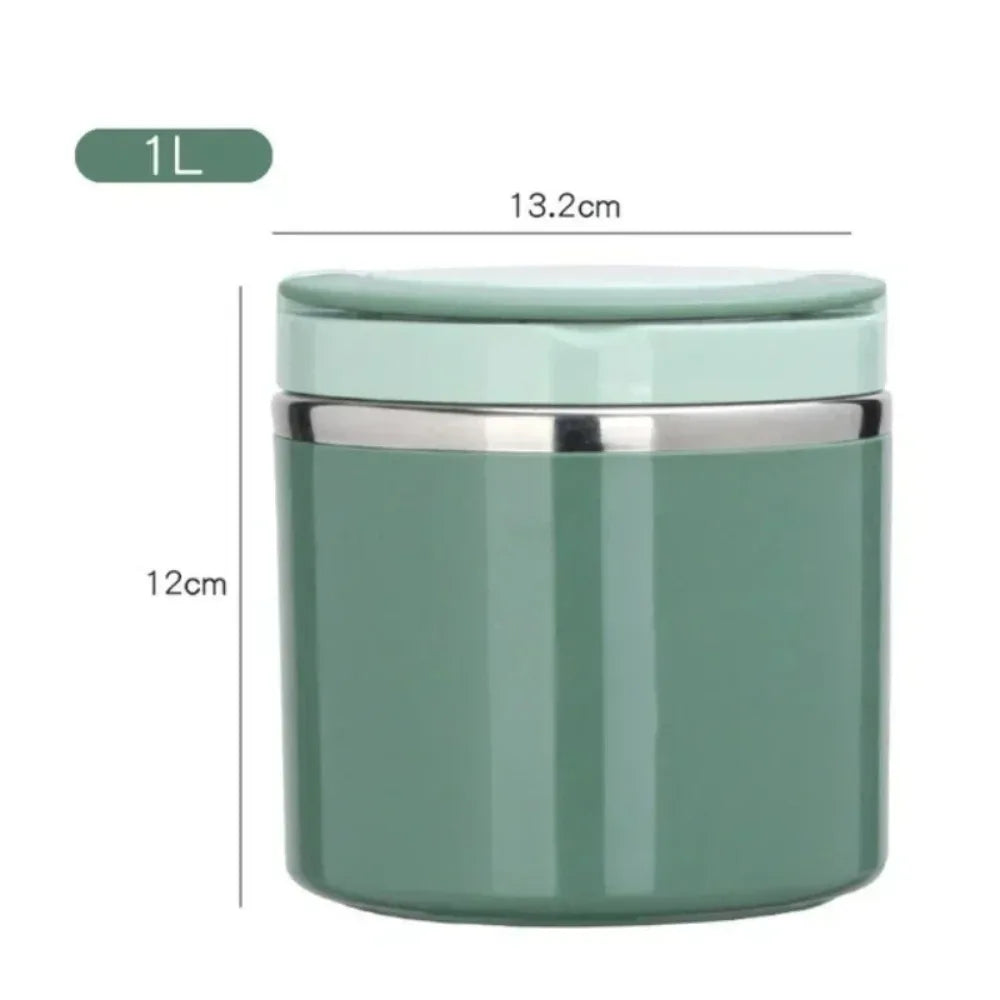 630/1000ml Stainless Steel Thermal Food Jar, Vacuum Insulated Soup Cup with Handle, Reusable Lunch Container for Travel, Outdoor - Product Photo 5