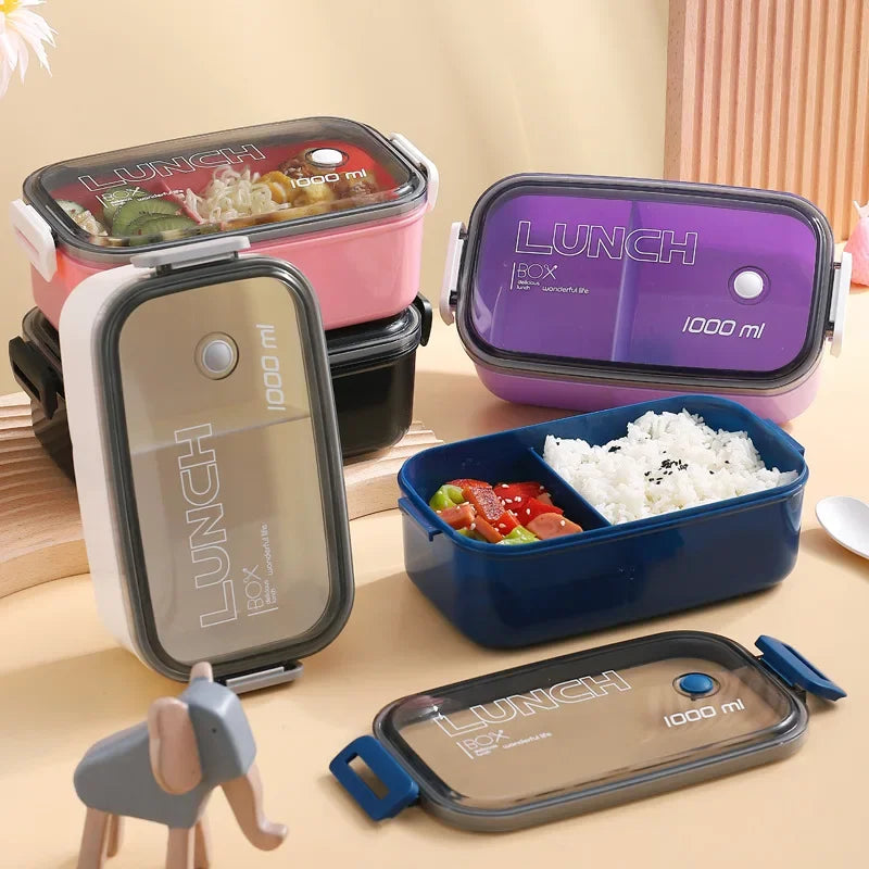 Leakproof Insulated Bento Lunch Box – Portable Plastic Food Container for School & Office - Product Photo 2