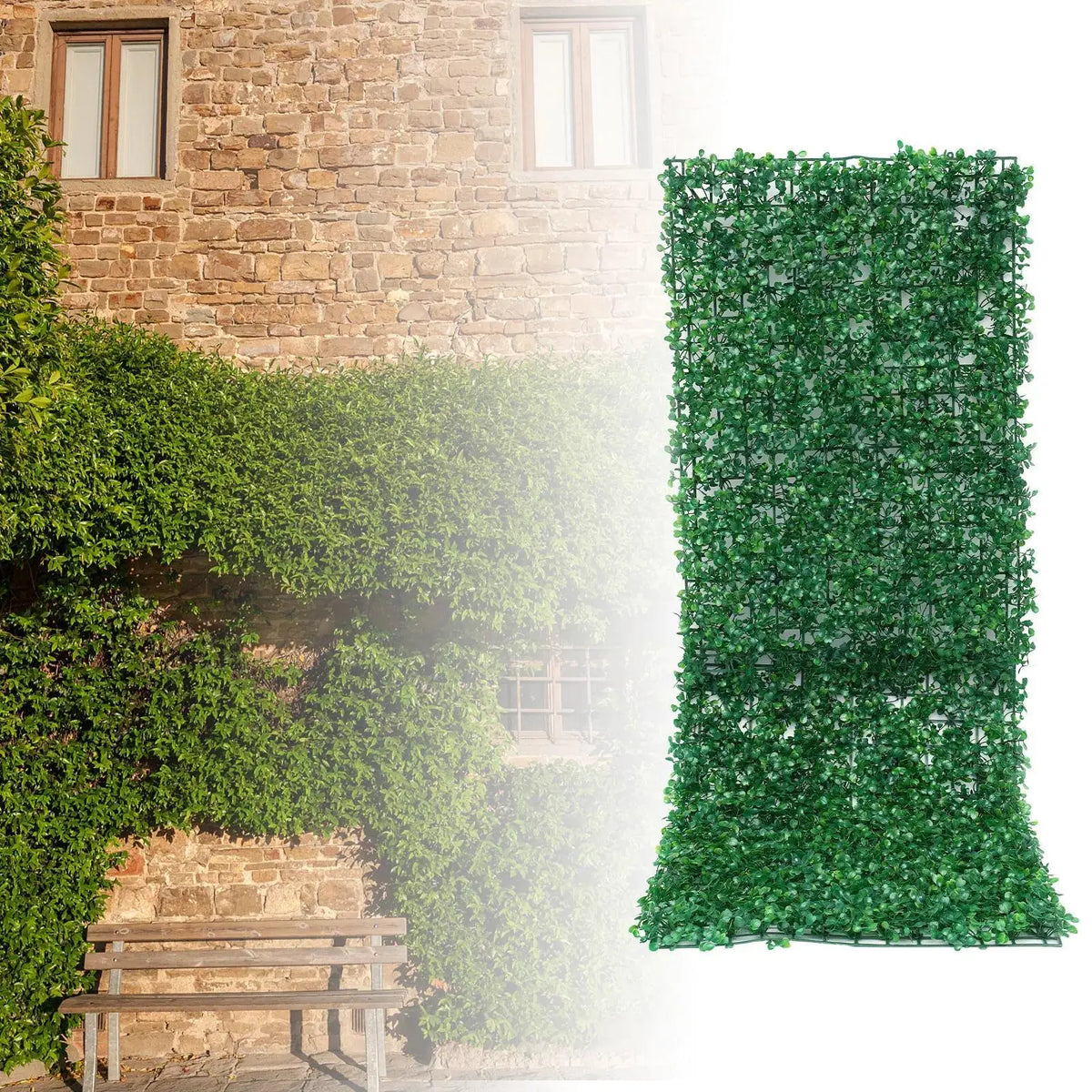 40x60cm Artificial Greenery Wall Panel – Fake Plant Foliage Hedge Grass Mat for Home, Garden Privacy & Event Decor - Product Photo 2