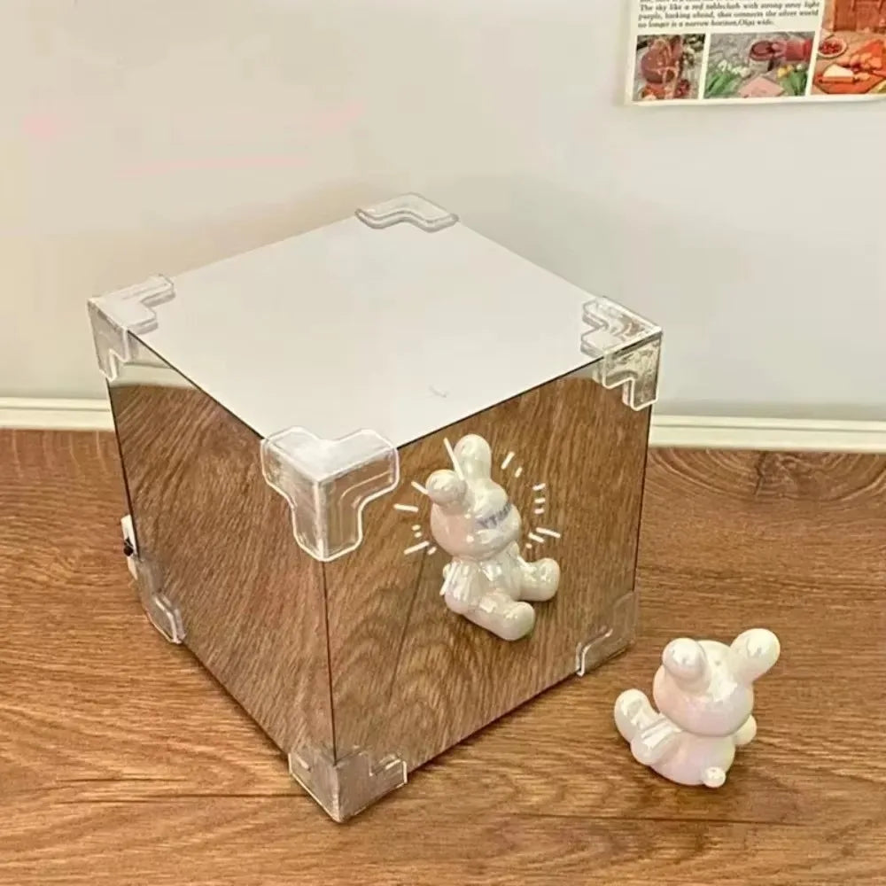 Creative DIY Tulip Flower Sea Cube Night Light Kit – Three-Dimensional Glass Mirror Lamp for Girlfriend & Couple Gifts - Product Photo 4