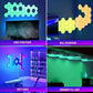 RGB Hexagon Wall Lamp – Music Sync & DIY Ambient Smart Lighting