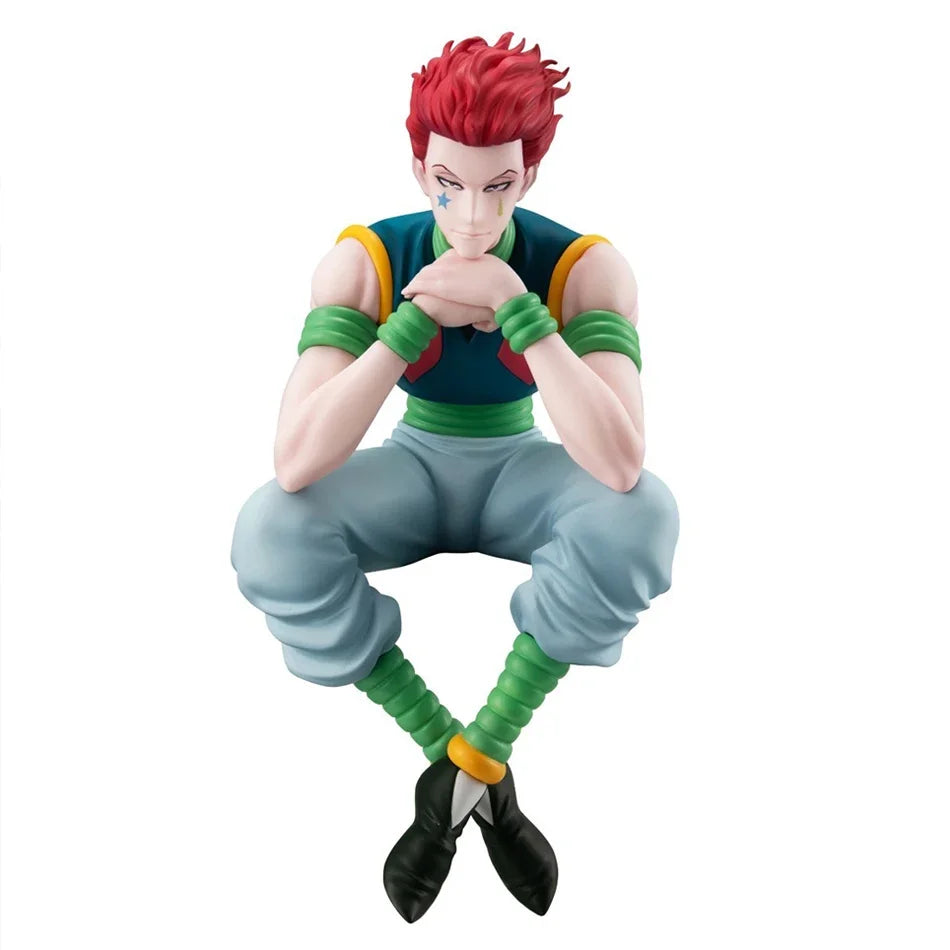 Takara Tomy 14cm Hunter × Hunter Hisoka Morow Noodle Stopper Anime Figure – Phantom Troupe Sitting PVC Model Statue for Noodle Lids & Desk Decor - No box 4 - China Mainland