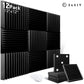 12-Pack Soundproof Foam Panels – Acoustic Wall Panels for Studio & Home