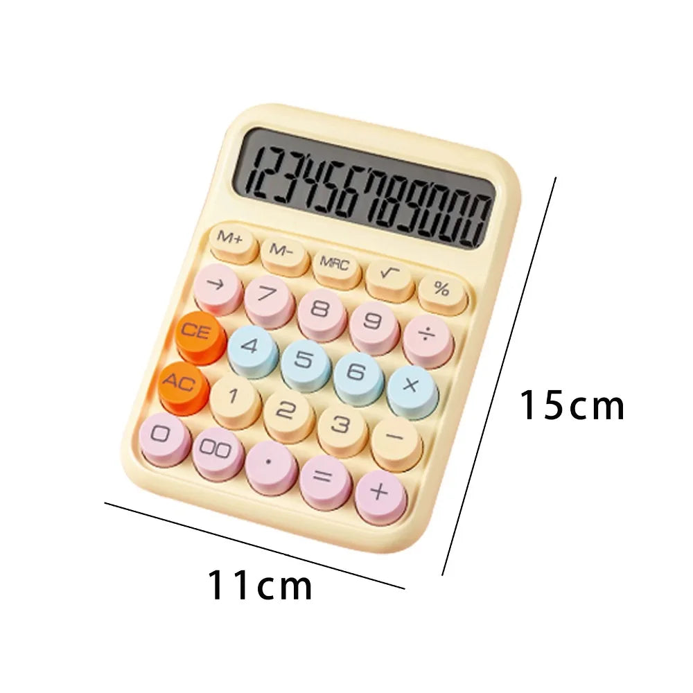 Candy Color Mechanical Desktop Calculator (12-Digit) - Product Photo 4