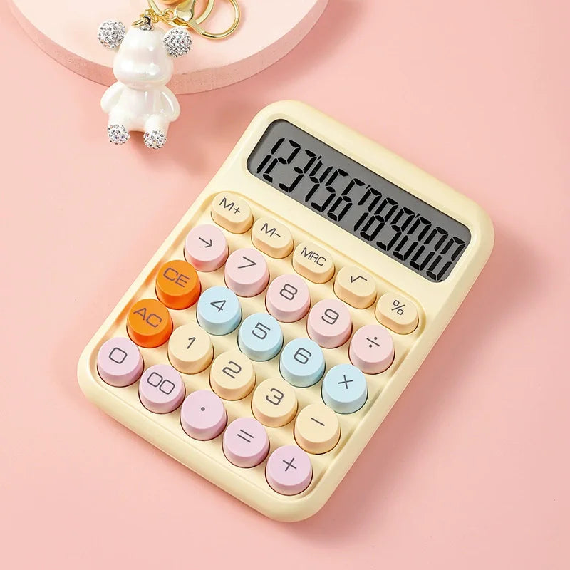 Candy Color Mechanical Desktop Calculator (12-Digit) - B