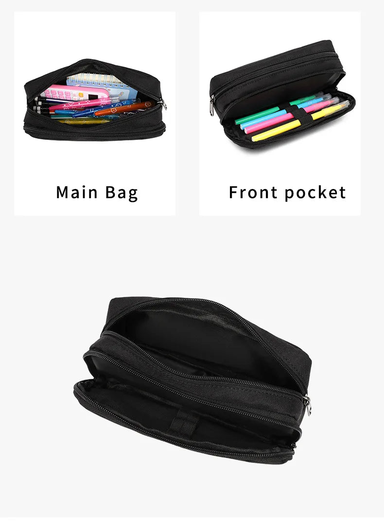 Double-Sided Large Capacity Pen Pouch - Product Photo 4
