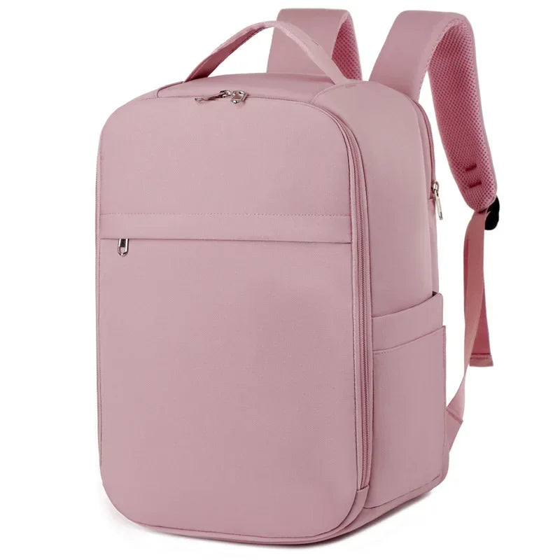 Macroupta 40x20x25 Unisex Flight Cabin Bag – Short-Distance Travel & Business Laptop Rucksack - Pink