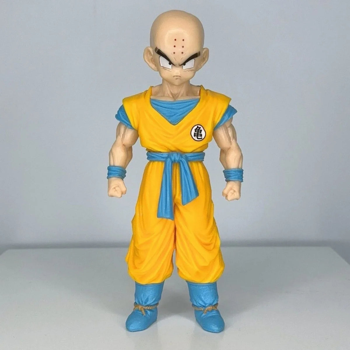 Bandai Dragon Ball Z Son Gohan & Krillin Anime Action Figure – Remastered PVC Collectible Statue Model Toy for DBZ Fans & Desk Display - no box 18cm
