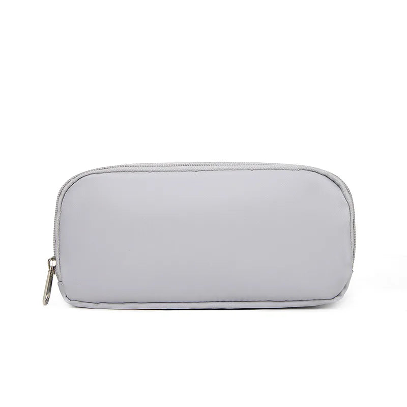Multi-Functional Student Pen Pouch – Large Storage School Supplies & Desk Organizer - Gray