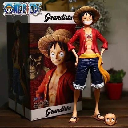 28cm Luffy Face-Changing Action Figure – One Piece Anime Toy