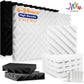 Acoustic Treatment Foam Panels - 6/12/24 Pcs Sound Isolation Wall Pads
