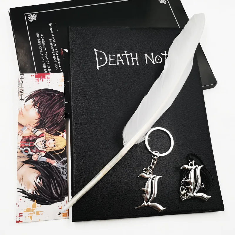 Death Note Collector’s Edition Notebook & Feather Pen Set (8-Piece) - E072007-4pcs Set - China Mainland