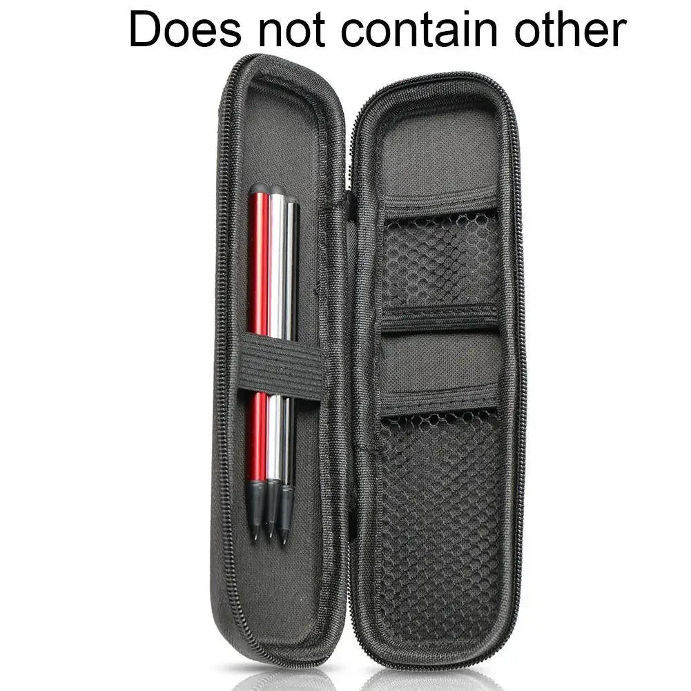 Hard Shell EVA Pencil Case with Mesh Pocket & Elastic Straps – Protective Organizer Box for Apple Pencil & Pens - Product Photo 3