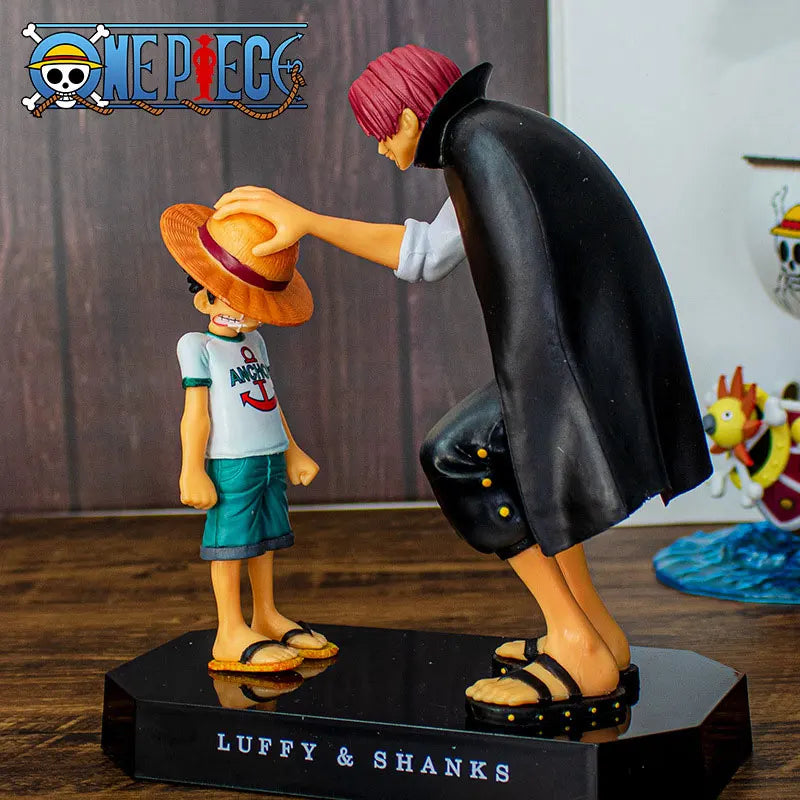 18cm One Piece Anime Figure Four Emperors Shanks Straw Hat Luffy Action Figure One Piece Sabo Ace Sanji Roronoa Zoro Figurine - Product Photo 2