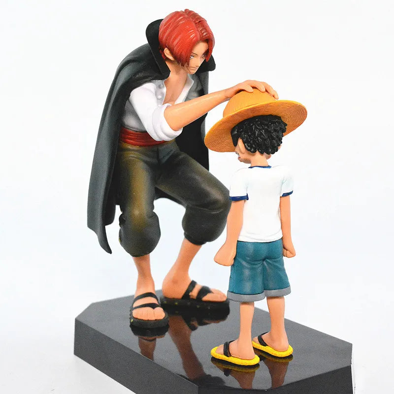 18cm One Piece Anime Figure Four Emperors Shanks Straw Hat Luffy Action Figure One Piece Sabo Ace Sanji Roronoa Zoro Figurine - Product Photo 3