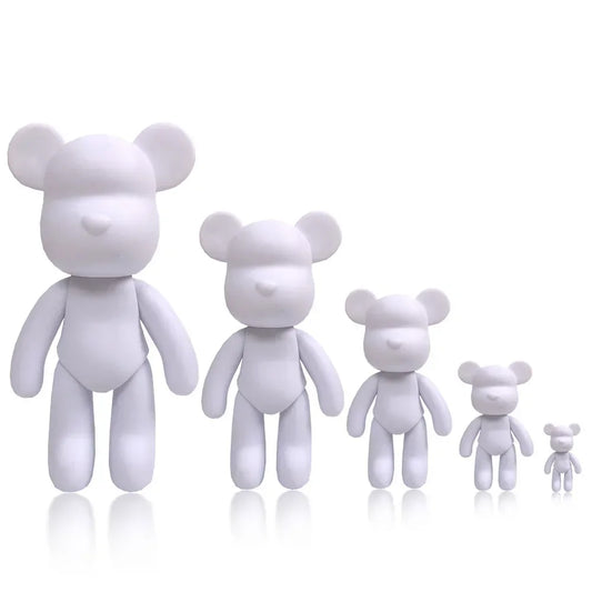 DIY Fluid Bear Brick Sculpture Kit – Violent Bear Pouring Paint Statue Set for Parent-Child Crafting & Modern Home Decor - Product Photo 1