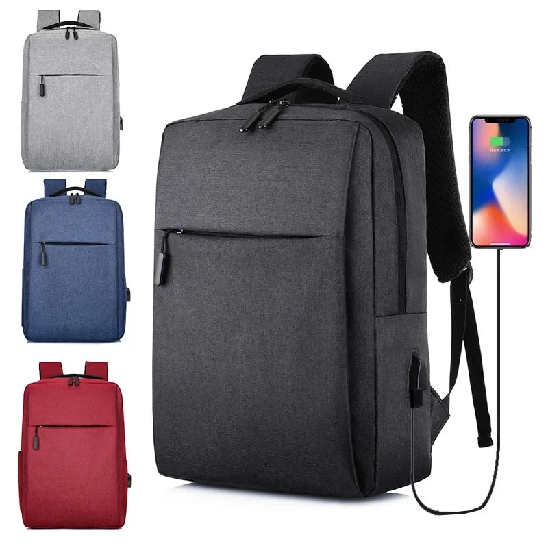 Ergonomic Waterproof Laptop Backpack – Business & School Travel Bag with USB Charging - Product Photo 1
