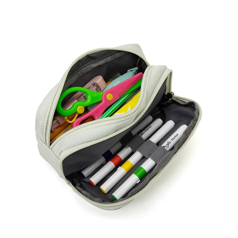 Multi-Functional Student Pen Pouch – Large Storage School Supplies & Desk Organizer - Product Photo 3