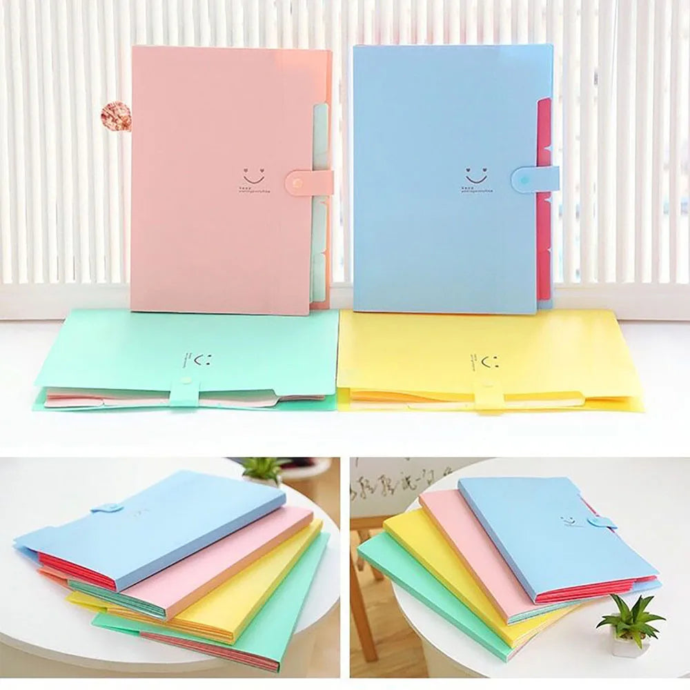 Portable A4 Accordion Document Folder – 5-Pocket Expanding Storage Bag for School & Office - Product Photo 6