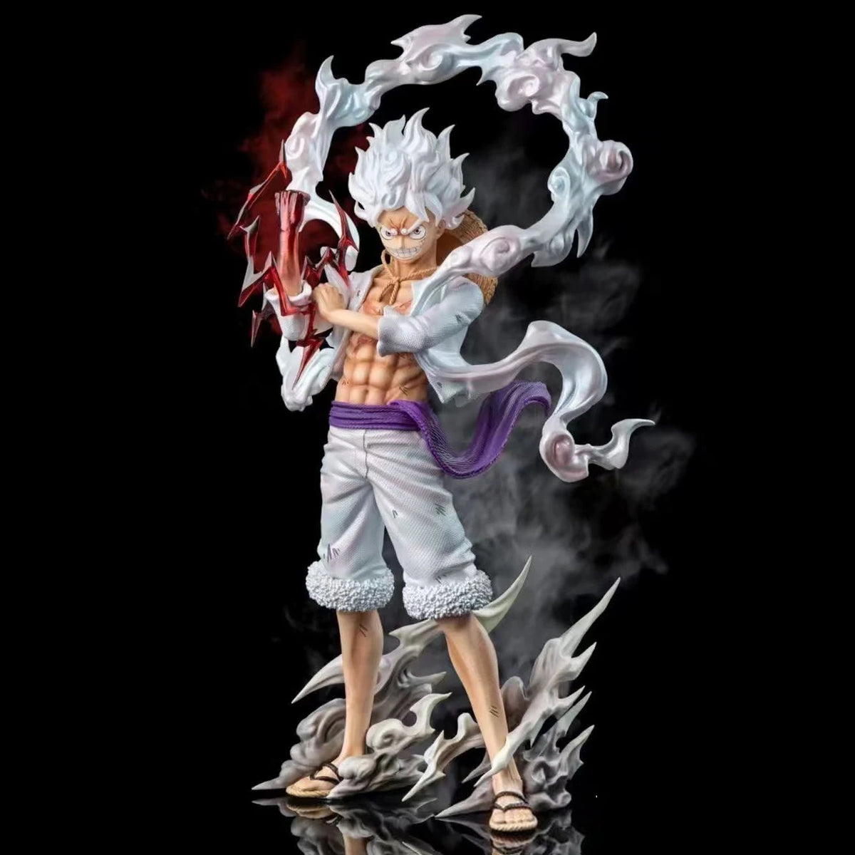 Bandai 25cm One Piece Gear 5 Sun God Nika Luffy Anime Figure – 1/6 Scale PVC Statue Model Toy for Anime Fans & Collectors - luffy - China Mainland