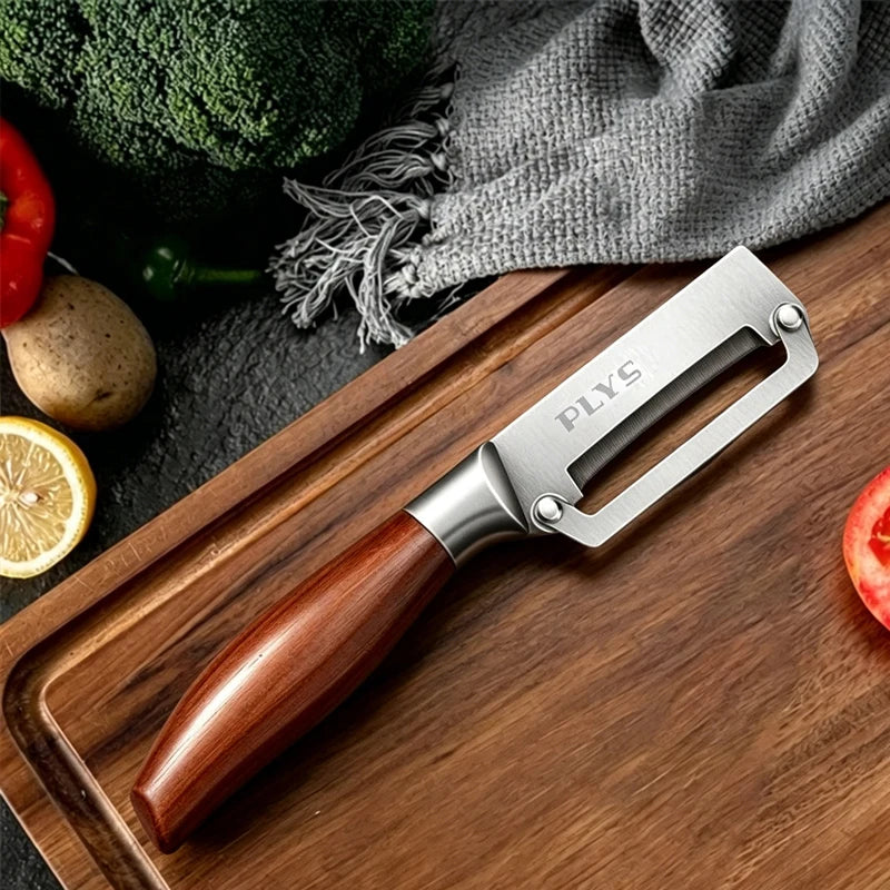 Stainless Steel Fruit & Vegetable Peeler – Ultra-Sharp Kitchen Scraping & Slicing Tool with Ergonomic Handle - 1pc-C
