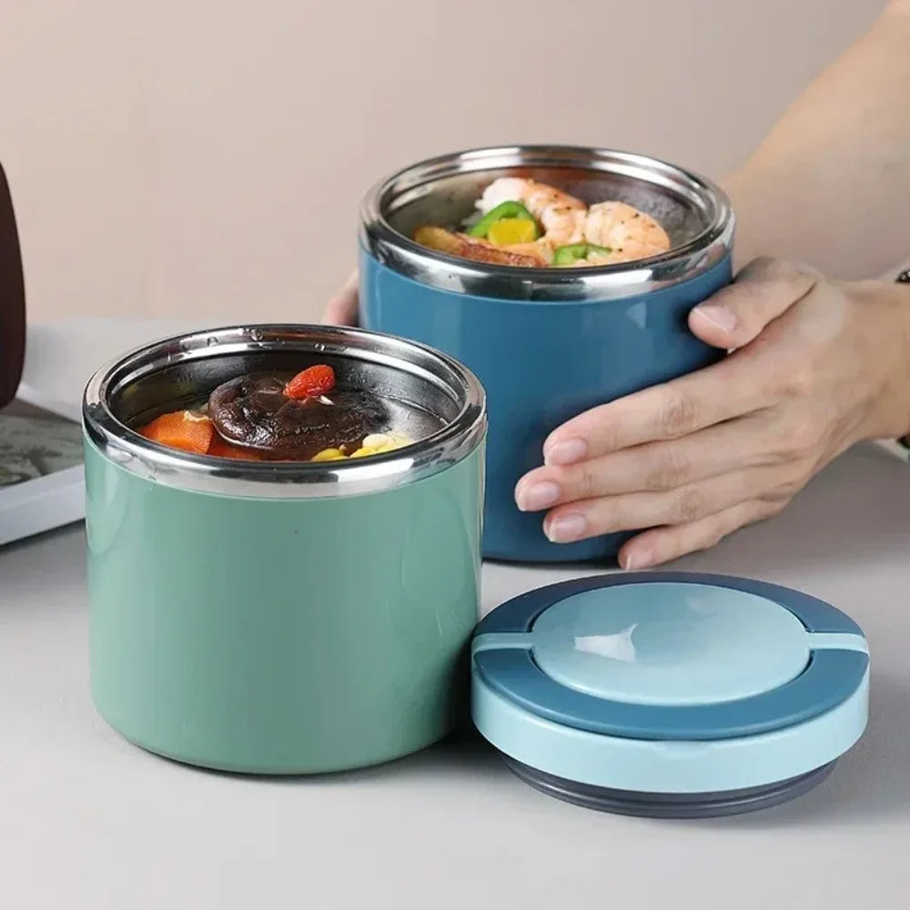 630/1000ml Stainless Steel Thermal Food Jar, Vacuum Insulated Soup Cup with Handle, Reusable Lunch Container for Travel, Outdoor - Product Photo 3