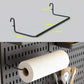 Wall-Mounted No-Punch Storage Board for Gaming Room, Study, Living Room