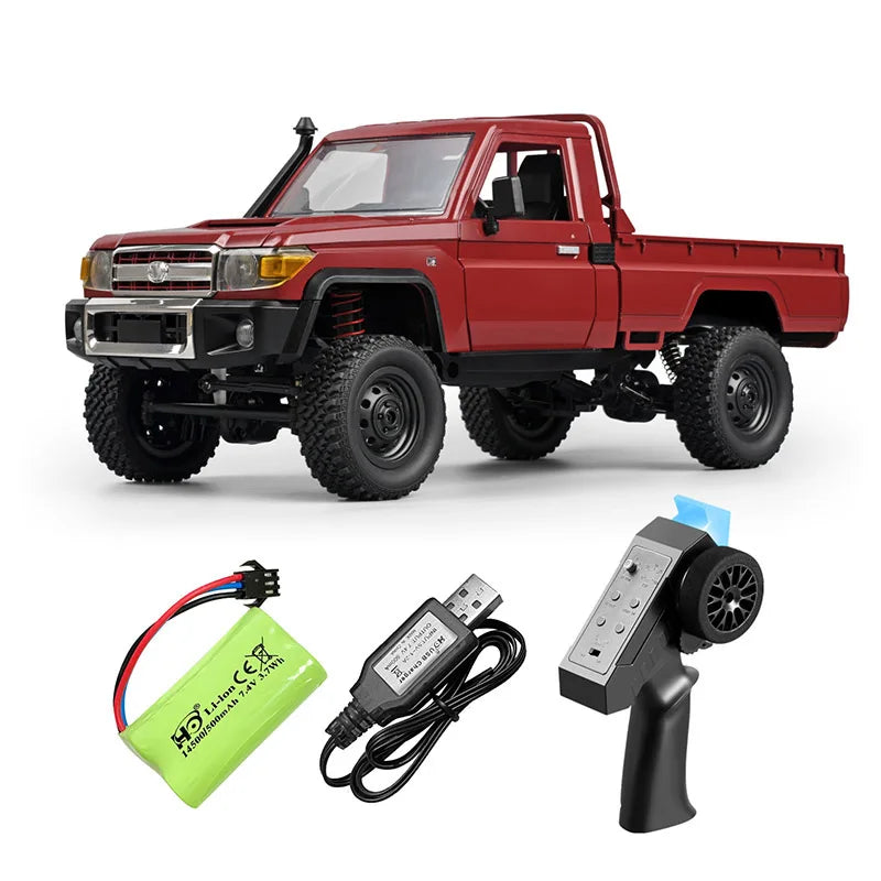 MN Model MN82 1:12 4WD Off-Road RC Crawler Truck – 280 Motor, Full Proportional Control, 50M Range RTR Truck for Boys & Adults - Product Photo 2