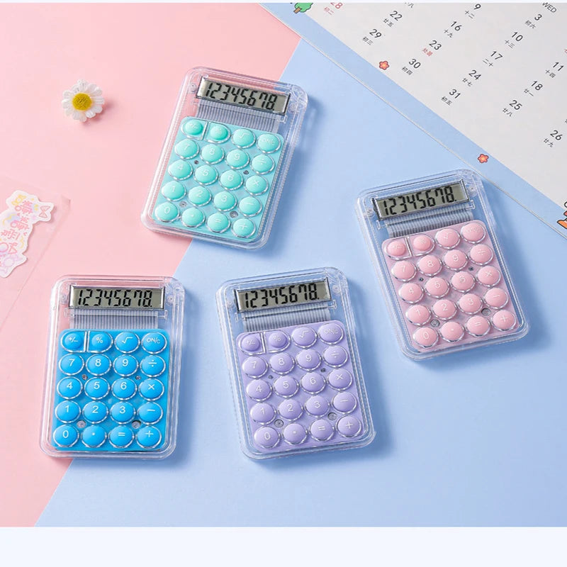 Cute Portable Palm-Sized Mini Calculator - Product Photo 1
