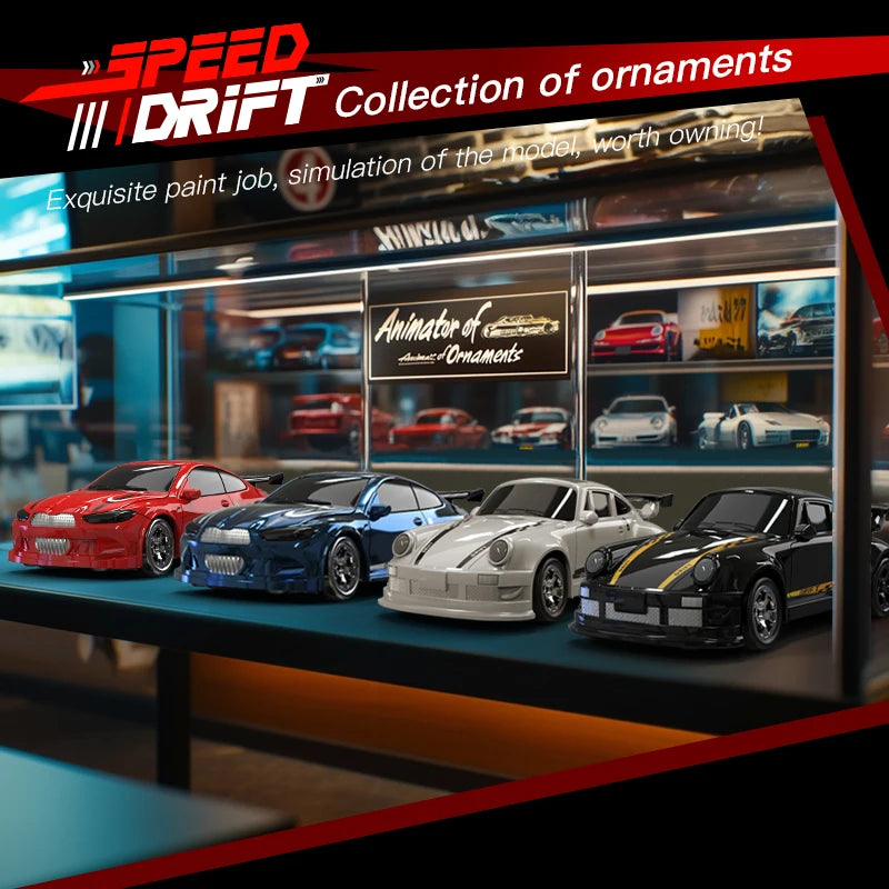 2026 New Kf20 1:64 Drift Rc Car Four-wheel Remote-Controlled Racing Car Full Proportions Desk Competition Toy Boys Ideal Gifts. - Product Photo 2