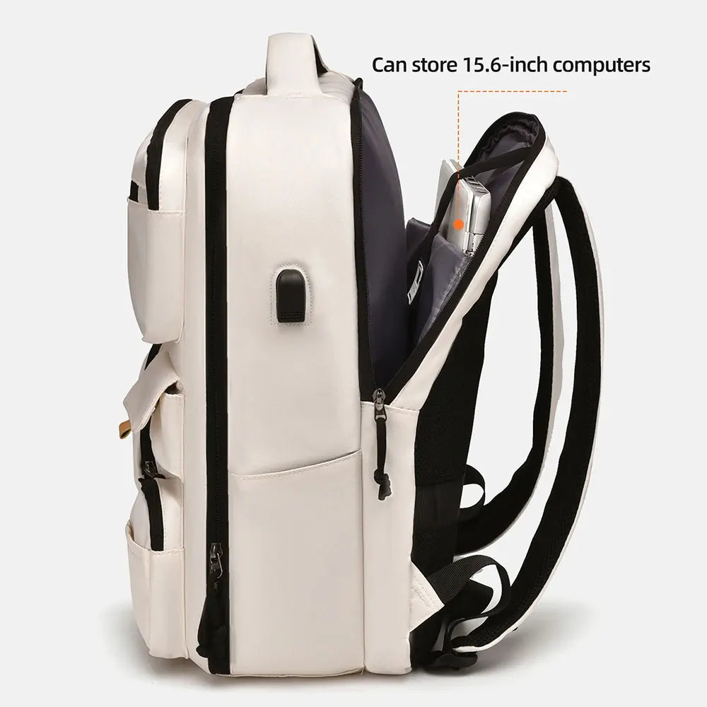 Multi-Pocket 15.6 Inch Laptop School Backpack - Product Photo 4