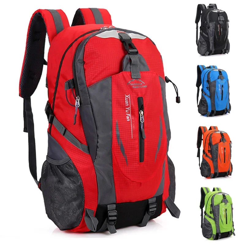 High-quality Nylon Waterproof Travel Backpack Men and Women Mountaineering Travel Bag Hiking Backpack Outdoor Sports Schoolbag - Product Photo 1