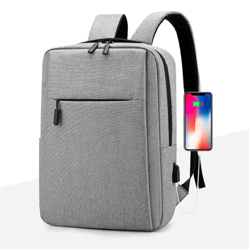 Ergonomic Waterproof Laptop Backpack – Business & School Travel Bag with USB Charging - Product Photo 2
