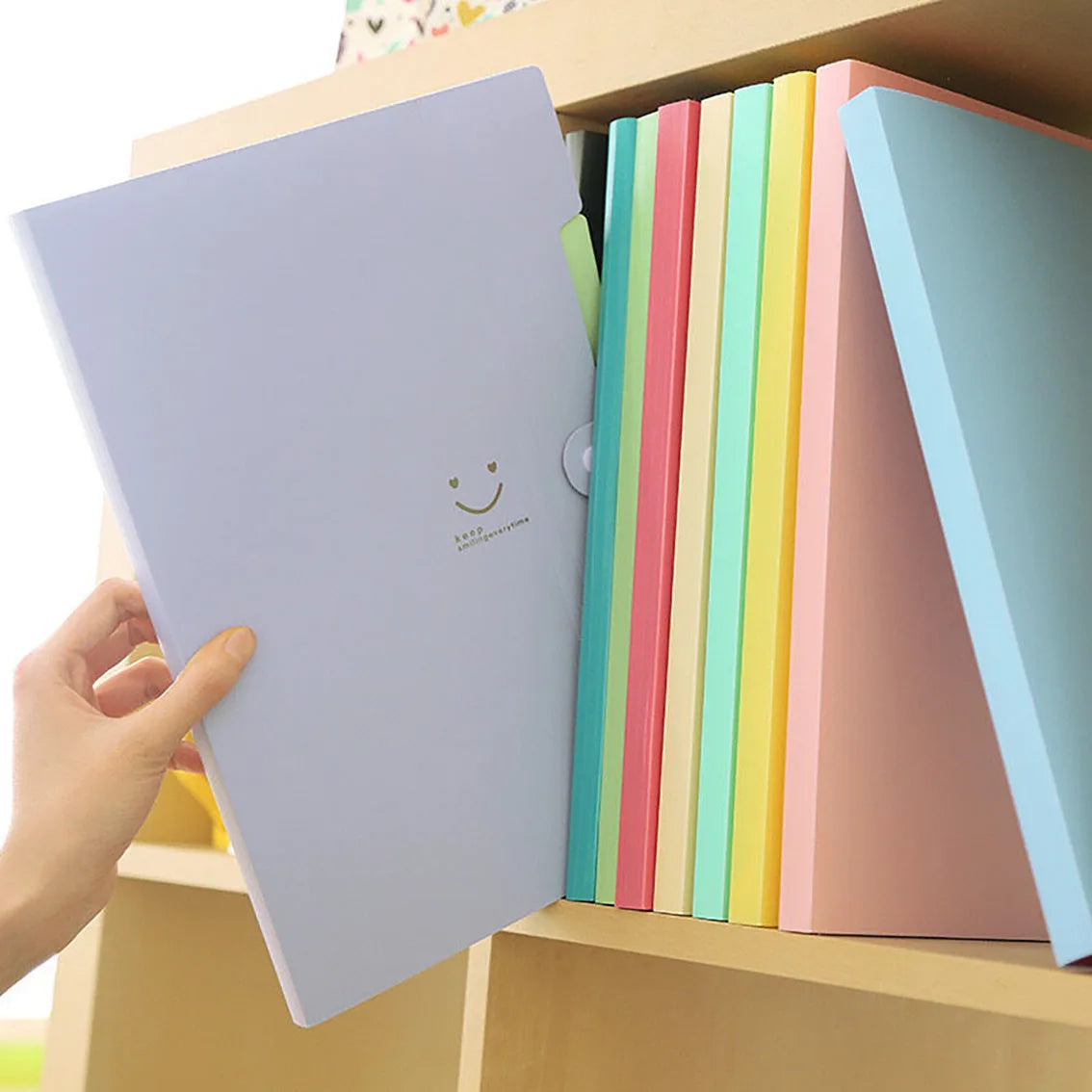 Portable A4 Accordion Document Folder – 5-Pocket Expanding Storage Bag for School & Office - Product Photo 4