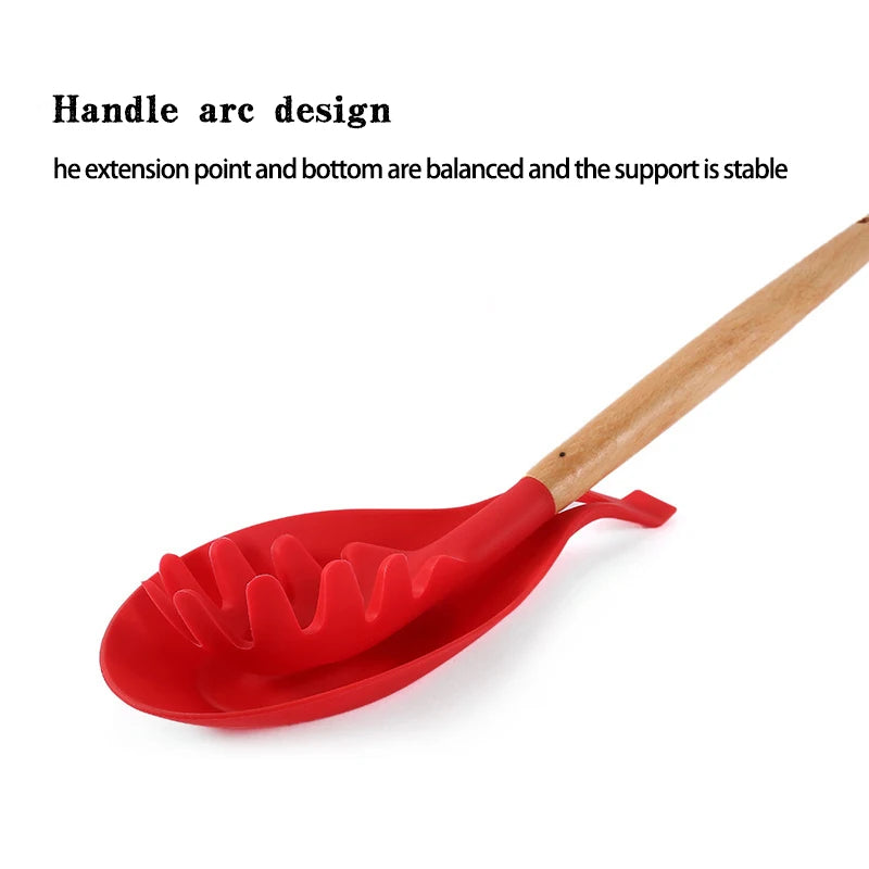 Silicone Spatula Holder Placemat – Heat-Resistant Kitchen Utensil Rest Tray & Countertop Protector - Product Photo 4