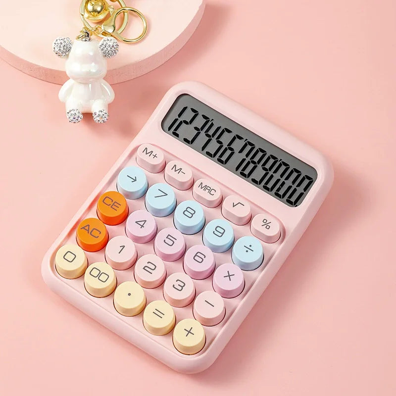 Candy Color Mechanical Desktop Calculator (12-Digit) - E