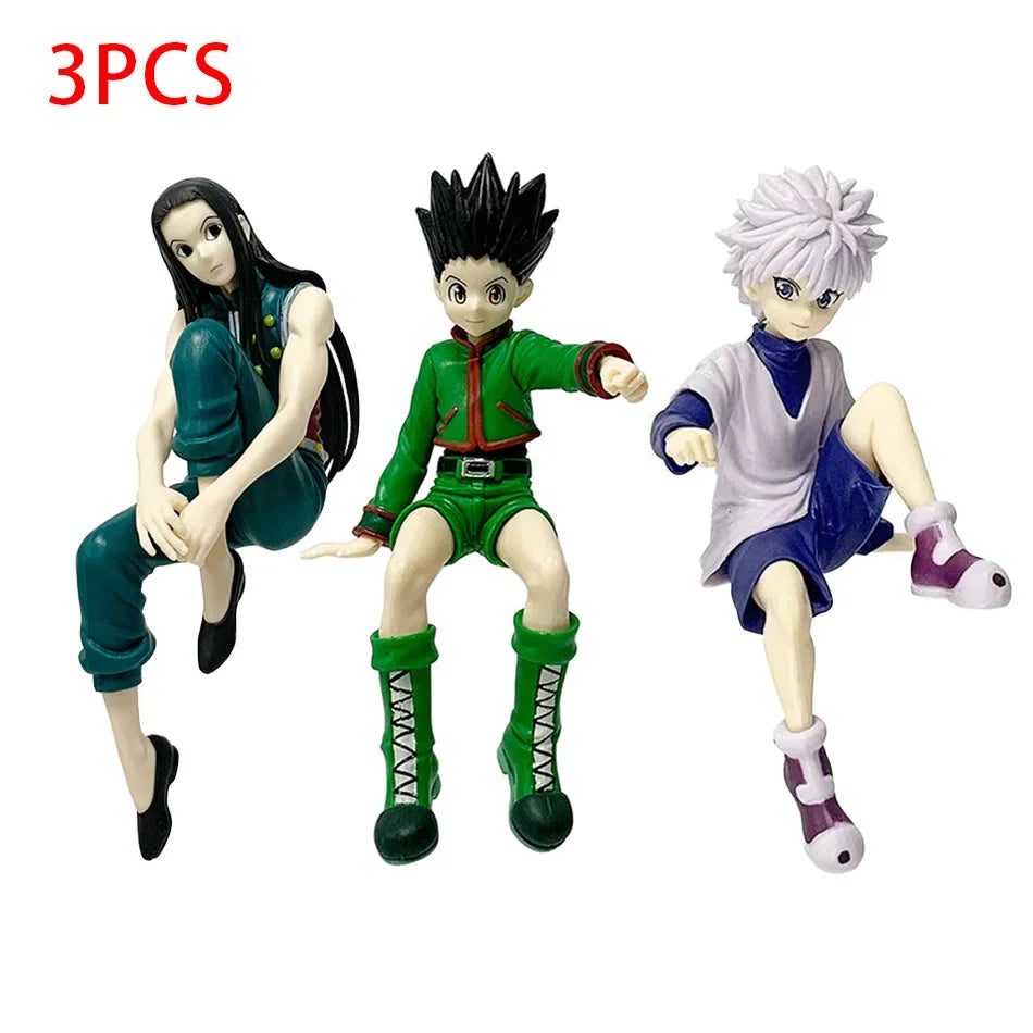 Takara Tomy 14cm Hunter × Hunter Hisoka Morow Noodle Stopper Anime Figure – Phantom Troupe Sitting PVC Model Statue for Noodle Lids & Desk Decor - Product Photo 4
