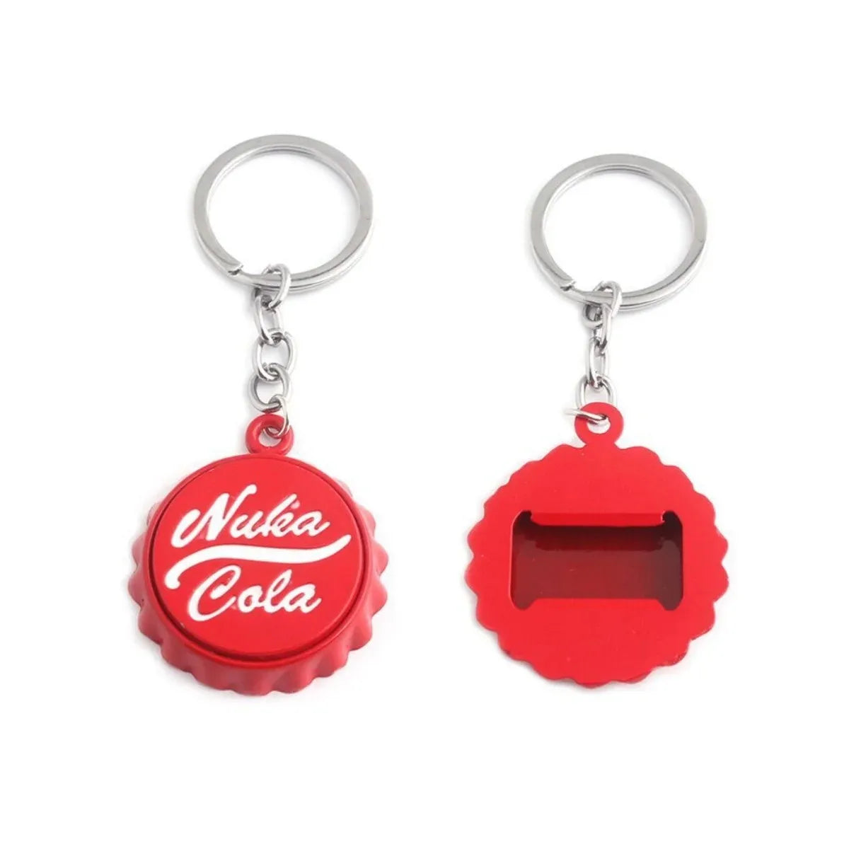 Novelty Cola Bottle Cap Keychain & Bottle Opener – Heavy-Duty Metal Keyring for Men, Women & Car Keys - Product Photo 5