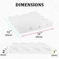 Acoustic Treatment Foam Panels - 6/12/24 Pcs Sound Isolation Wall Pads