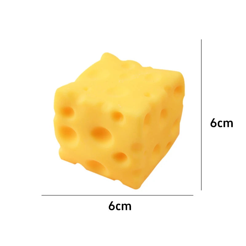 Extra Large Giant Cheese Squeeze Toy – Slow Rebound Shapeable Fidget Toy for Office Desk Decor & Adult Stress Relief - Product Photo 6
