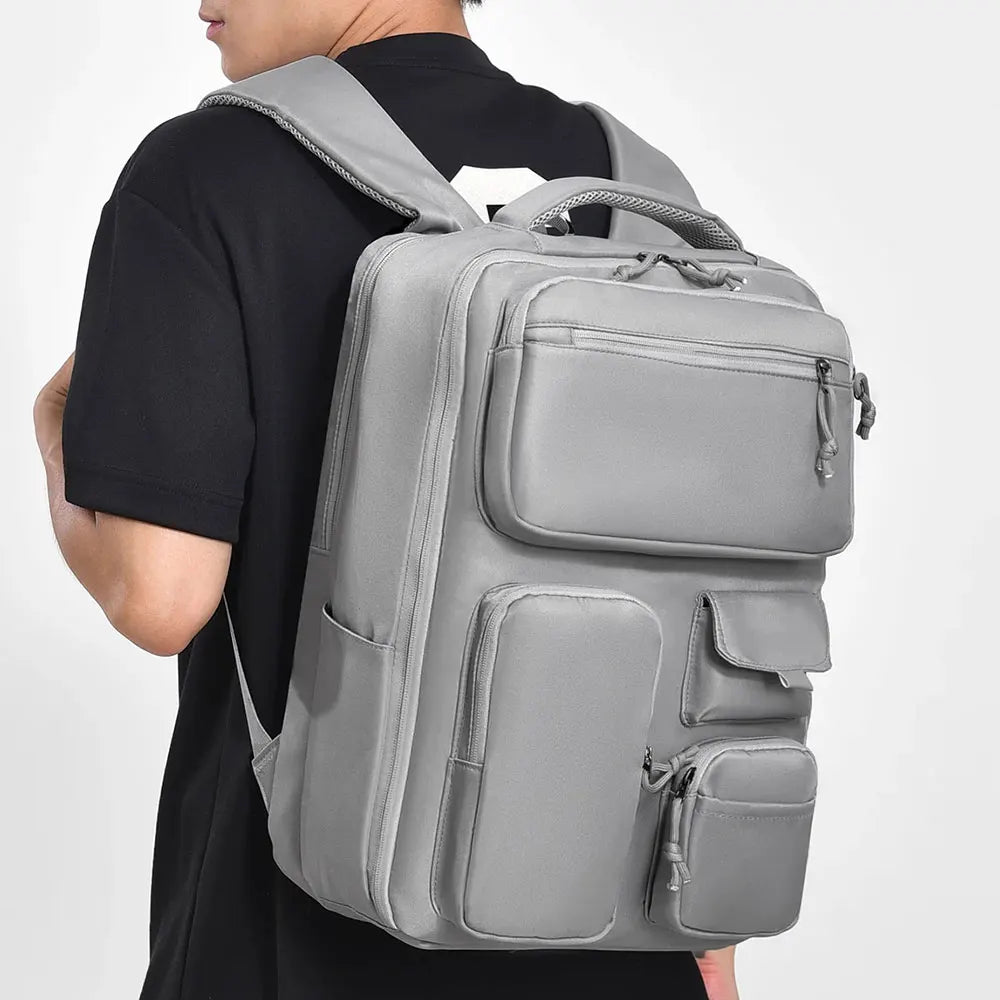 Multi-Pocket 15.6 Inch Laptop School Backpack - Product Photo 2