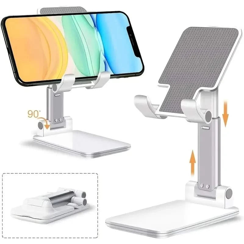 Adjustable Phone & Tablet Stand – Universal Desk Holder for Smartphones and Tablets