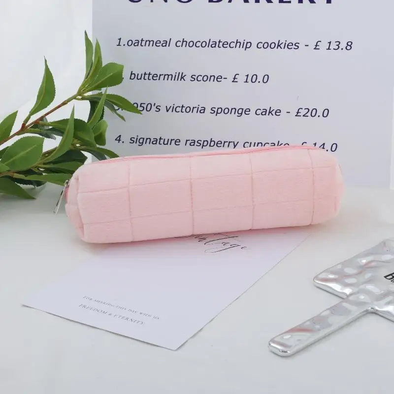 Creative Fluffy Pillow-Shaped Pencil Bag - A2