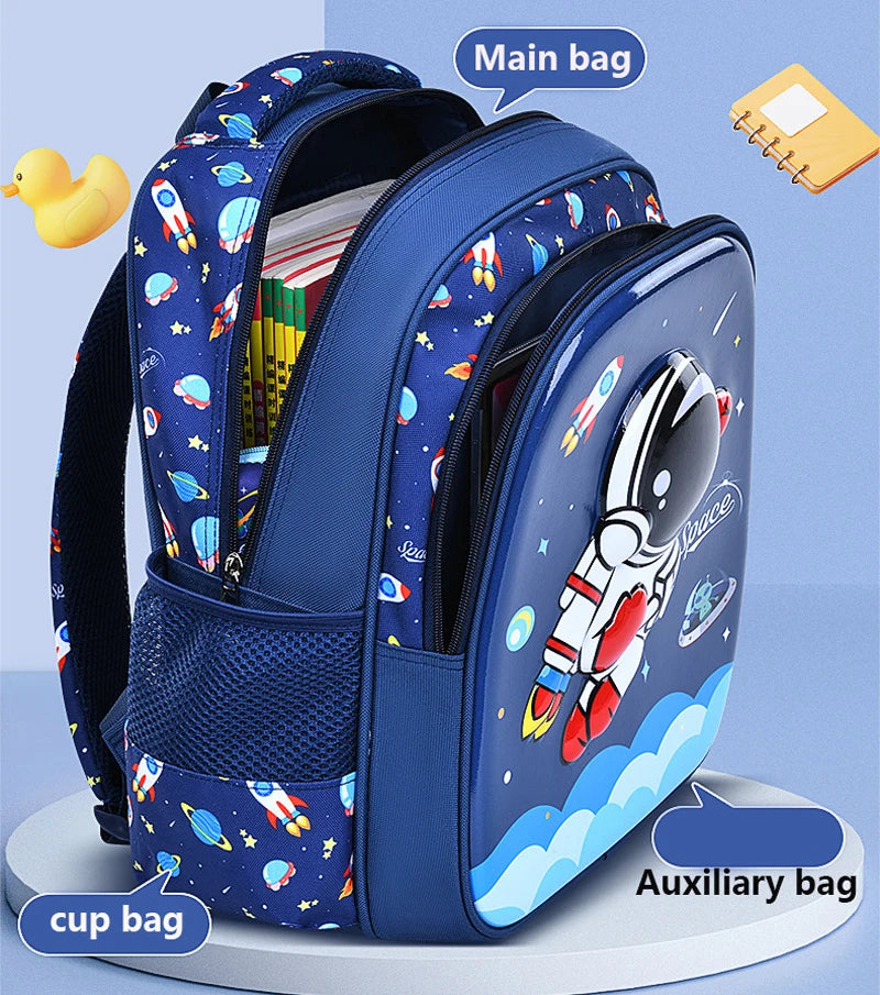 3D Stereoscopic Astronaut Boys Schoolbag - Product Photo 4