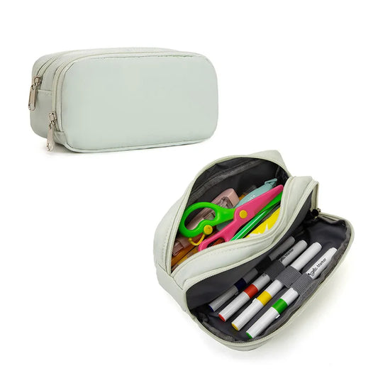 Multi-Functional Student Pen Pouch – Large Storage School Supplies & Desk Organizer - Product Photo 1