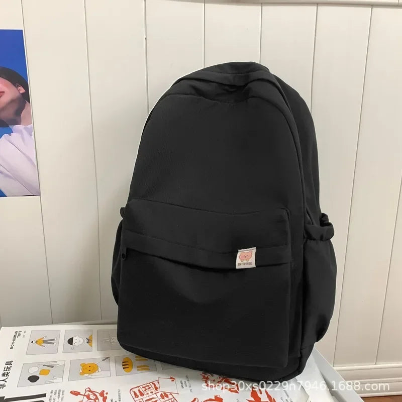 Waterproof Nylon Teenage Girl Schoolbag - Product Photo 4