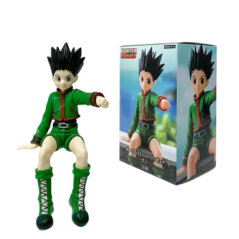 Takara Tomy 14cm Hunter × Hunter Hisoka Morow Noodle Stopper Anime Figure – Phantom Troupe Sitting PVC Model Statue for Noodle Lids & Desk Decor - With Box - China Mainland