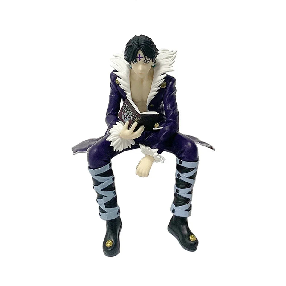Takara Tomy 14cm Hunter × Hunter Hisoka Morow Noodle Stopper Anime Figure – Phantom Troupe Sitting PVC Model Statue for Noodle Lids & Desk Decor - No box 3 - China Mainland