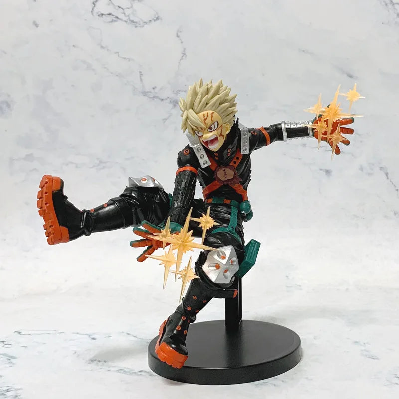 Genuine Bandai Banpresto 23cm My Hero Academia Season 7 Katsuki Bakugo Anime Action Figure – 1/12 Scale PVC Collectible Model Statue - No box 1
