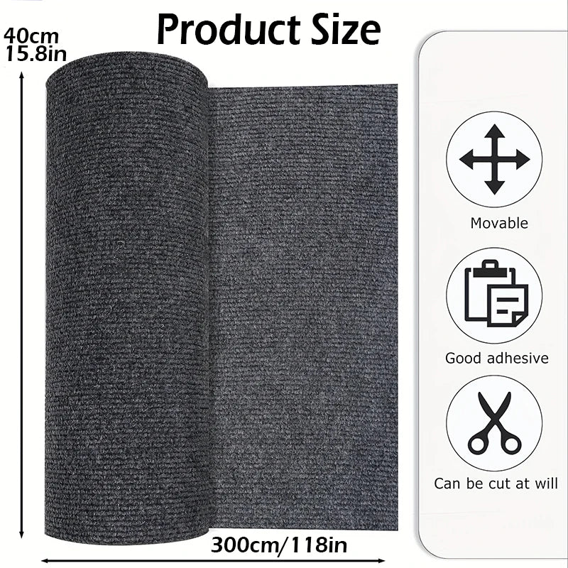 Self-Adhesive Felt Cat Scratching Carpet Roll (40cmx3m) – DIY Water Absorbent Furniture Guard & Doorway Mat - Product Photo 6